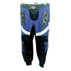 Fly Racewear Motocross Racing Pants Youth Size 26 Style 303 Blue Black